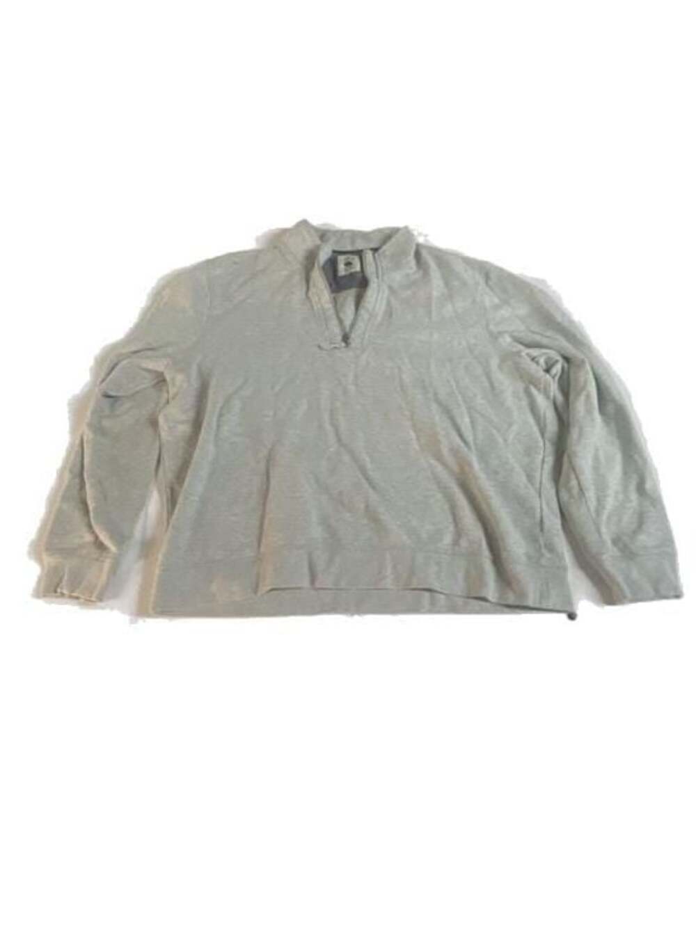 Copper & Oak Supply Co. Men's Gray French Terry Half-Zip Pullover Sweater XXL